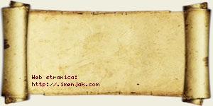 Jasminka Bzeničanin vizit kartica